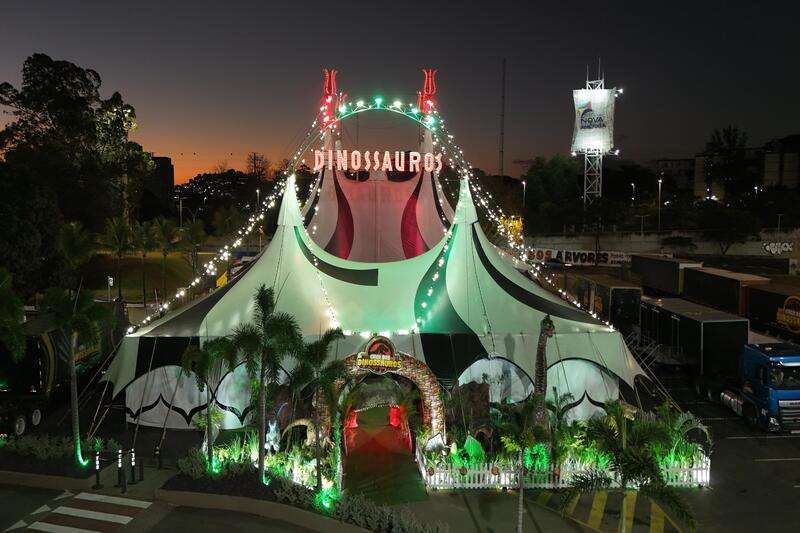 Circo dos Dinossauros estreia em Brasília, em março Dicas