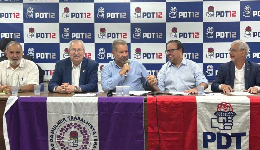 Carlos Lupi anuncia que Wellington Formiga é o novo presidente estadual do PDT de São Paulo Rio de janeiro