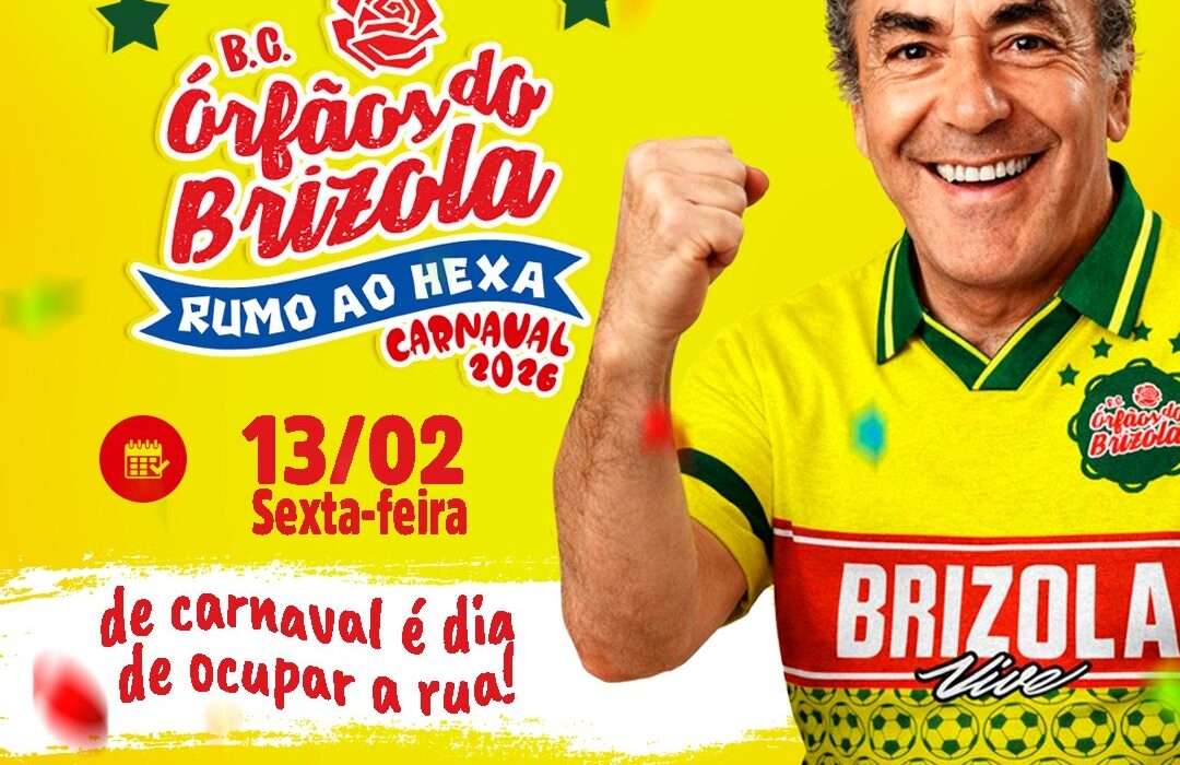 Bloco Órfãos do Brizola vai desfilar na sexta-feira de Carnaval Rio de janeiro