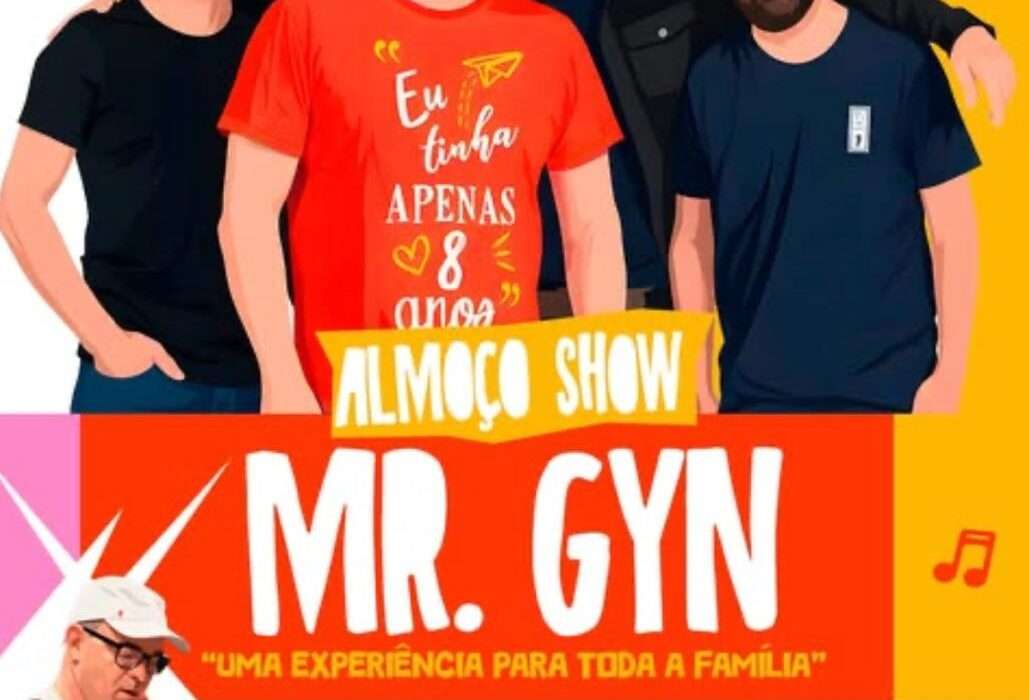 MR. GYN é atração principal do Almoço Show deste domingo (1) no Tatu Bola Goiânia Gastronomia