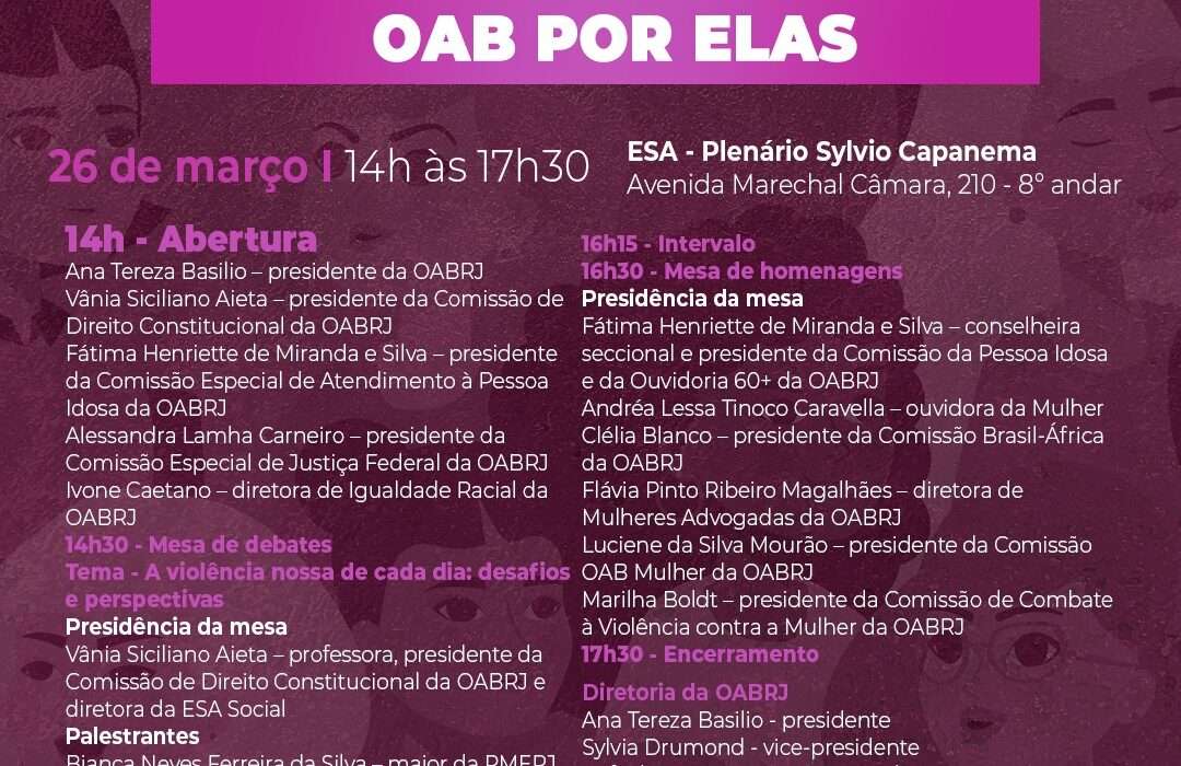 OAB por Elas Rio de janeiro