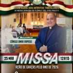 Cônego Omar Raposo celebra missa dos Devotos Tricolores Rio de janeiro