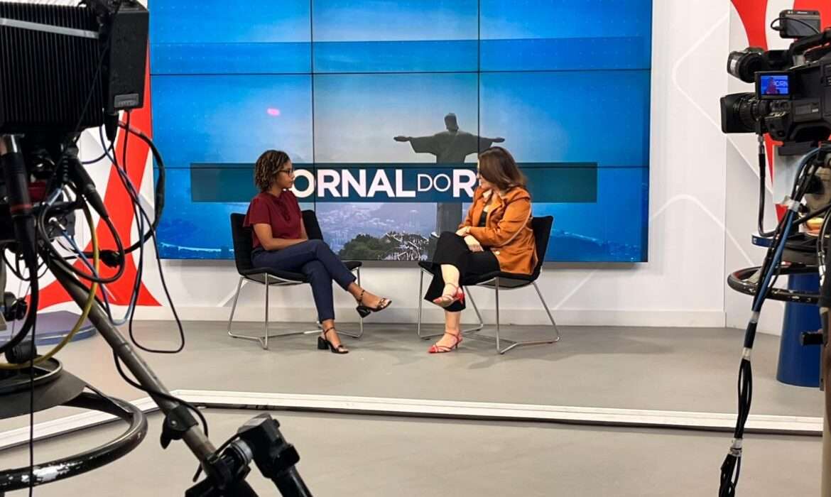 Entrevista para o Jornal do Rio, na TV Bandeirantes Rio de janeiro