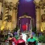 Cerimônia de Domingo de Ramos, na igrejinha da rua do Ouvidor 35.l Rio de janeiro