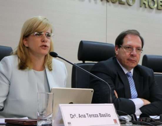 Ana Tereza Basílio celebrou a eleição do ministro Luis Felipe Salomão para a presidência do STJ Rio de janeiro