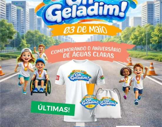 Corrida Kids “Ôh Geladim!” abre as comemorações dos 23 anos de Águas Claras com esporte, diversão e surpresas especiais para as nossas crianças Diversão