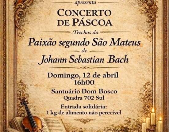 Concerto de Páscoa da OBACH leva Bach ao Santuário Dom Bosco em 12 de abril Gastronomia