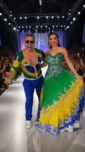 Estilista Edson Eddel transforma paixão pelo Brasil em luxo: coleção de noivas inspirada na Copa encanta o Brasil Colunismo Social