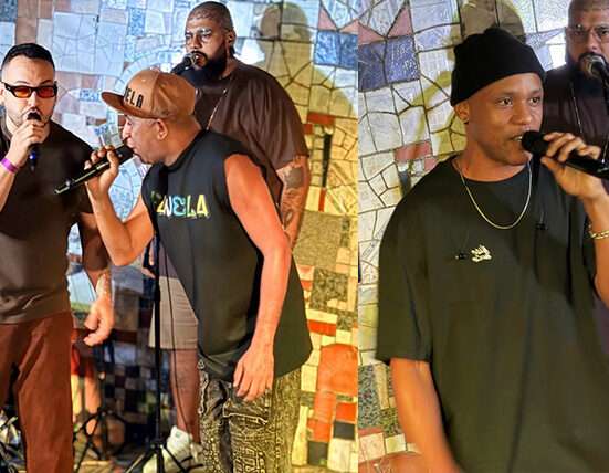 Cantor Ralf grava audiovisual no Vidigal cercado por amigos, família e grandes da música Rio de janeiro