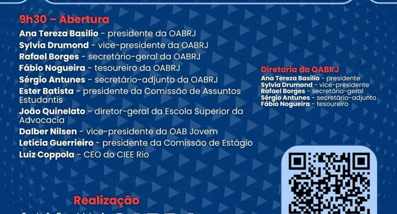 IV Feira de Estágios da OAB-RJ Rio de janeiro