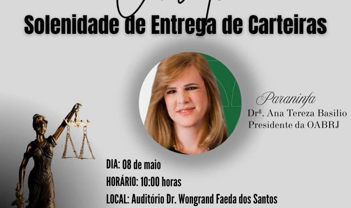 Solenidade de Entrega das Carteiras Rio de janeiro