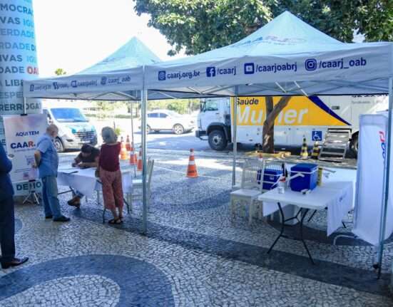 Campanha de vacinação da OABRJ/Caarj, nesta quarta-feira, dia 20 Rio de janeiro