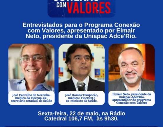 Saúde: entrevistas de José Gomes Temporão e José Carvalho de Noronha, na Rádio Catedral Geral