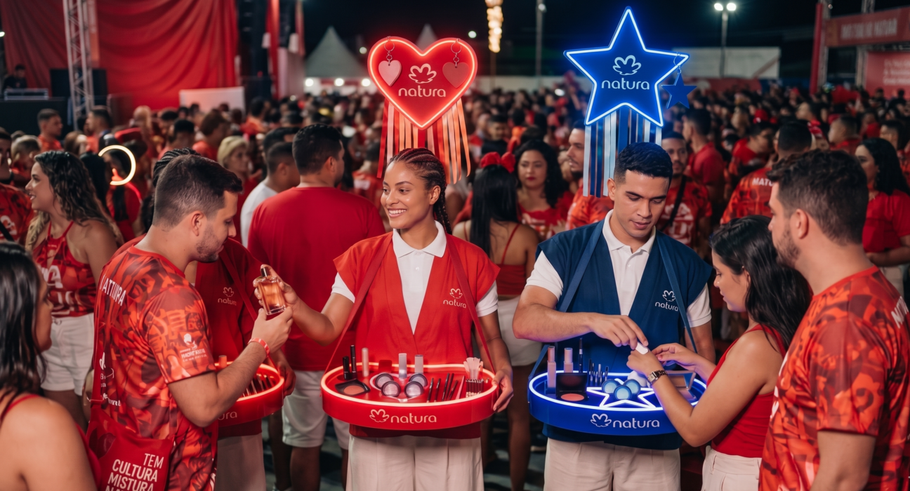 Pelo segundo ano consecutivo, Natura leva ativações de beleza e bem-estar para o Festival de Parintins Eventos