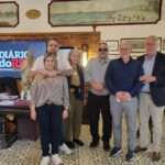 Visita de Sigrid Marz à igreja da Lapa dos Mercadores, ao Diário do Rio, ao CCBB e à Casa França-Brasil Rio de janeiro