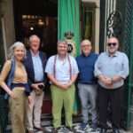 Visita de Sigrid Marz à igreja da Lapa dos Mercadores, ao Diário do Rio, ao CCBB e à Casa França-Brasil Rio de janeiro