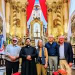 Visita de Sigrid Marz à igreja da Lapa dos Mercadores, ao Diário do Rio, ao CCBB e à Casa França-Brasil Rio de janeiro