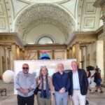 Visita de Sigrid Marz à igreja da Lapa dos Mercadores, ao Diário do Rio, ao CCBB e à Casa França-Brasil Rio de janeiro
