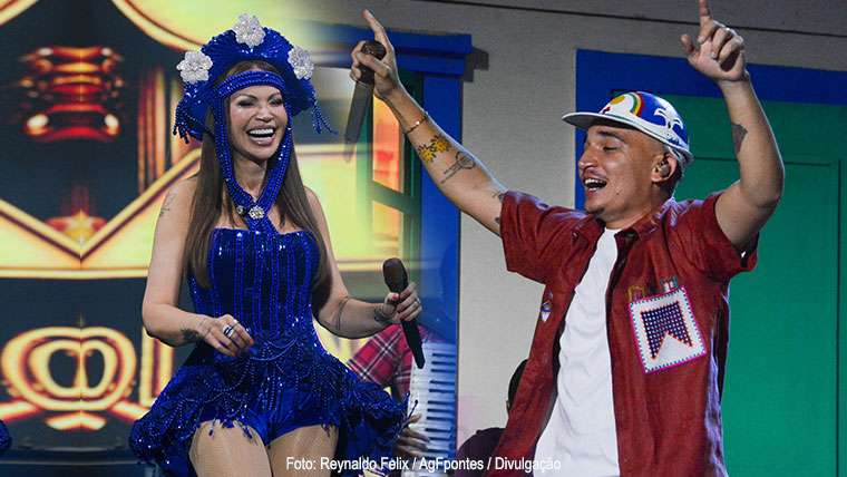Solange Almeida e João Gomes chamaram atenção na abertura do São João de Campina Grande Música