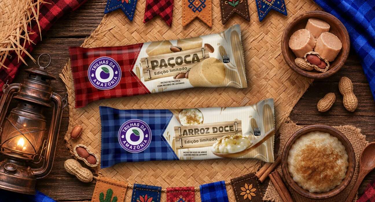 Arroz doce e paçoca viram picolé e reforçam reinvenção dos sabores juninos Gastronomia