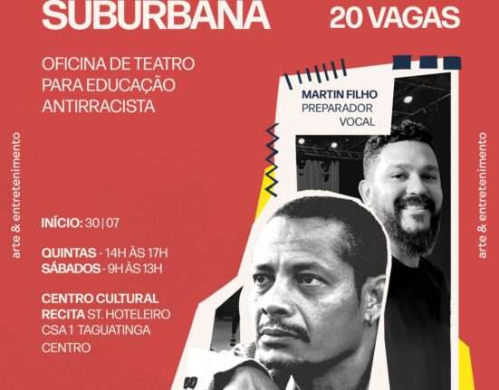 Inscrições abertas para oficina gratuita de teatro musical em Taguatinga Dicas