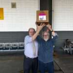 Entrega de equipamento para a pesquisa, na UFRJ Rio de janeiro