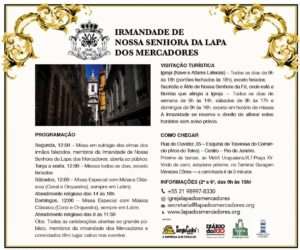 Dia dos Pais na igreja da Lapa dos Mercadores Rio de janeiro